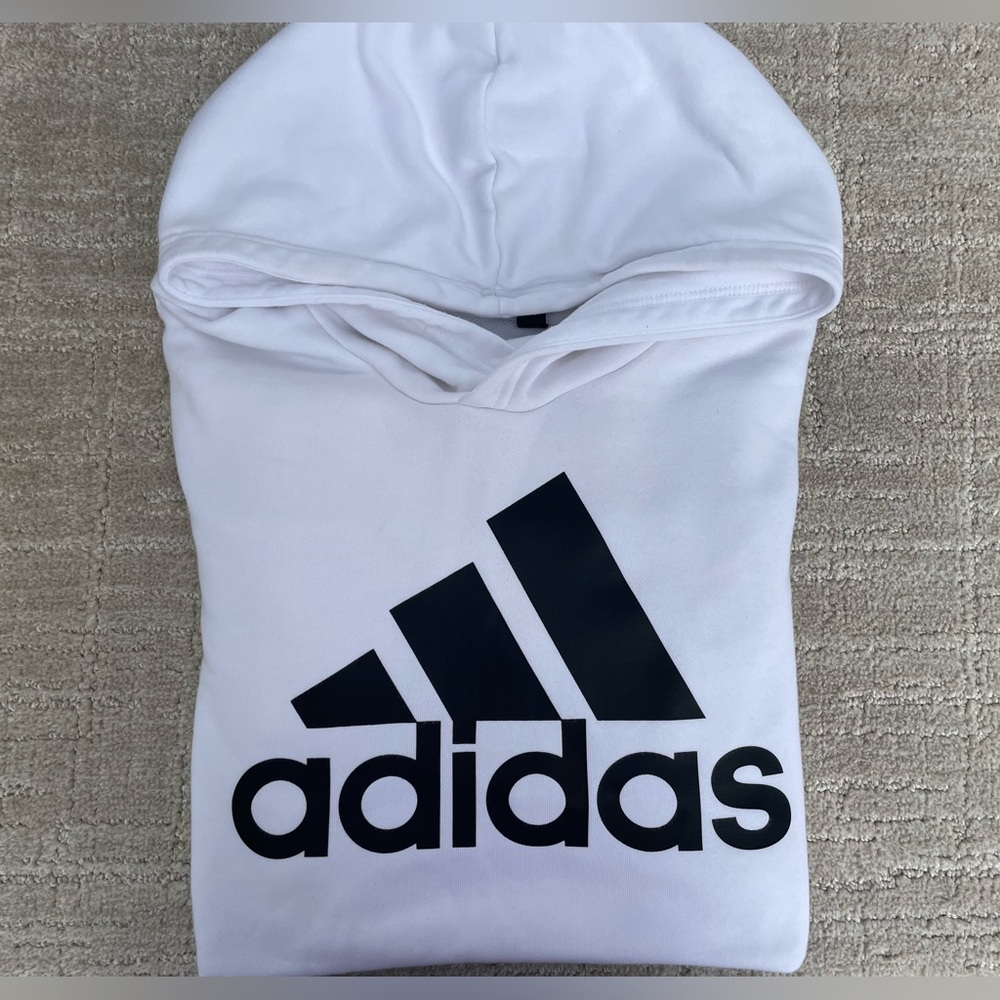 Adidas White Hoodie